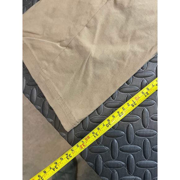 Athleta Tan Dry Dipper Wide Leg Hiking Travel Cargo Pants Size 16 bootcut 683761 - Picture 7 of 8